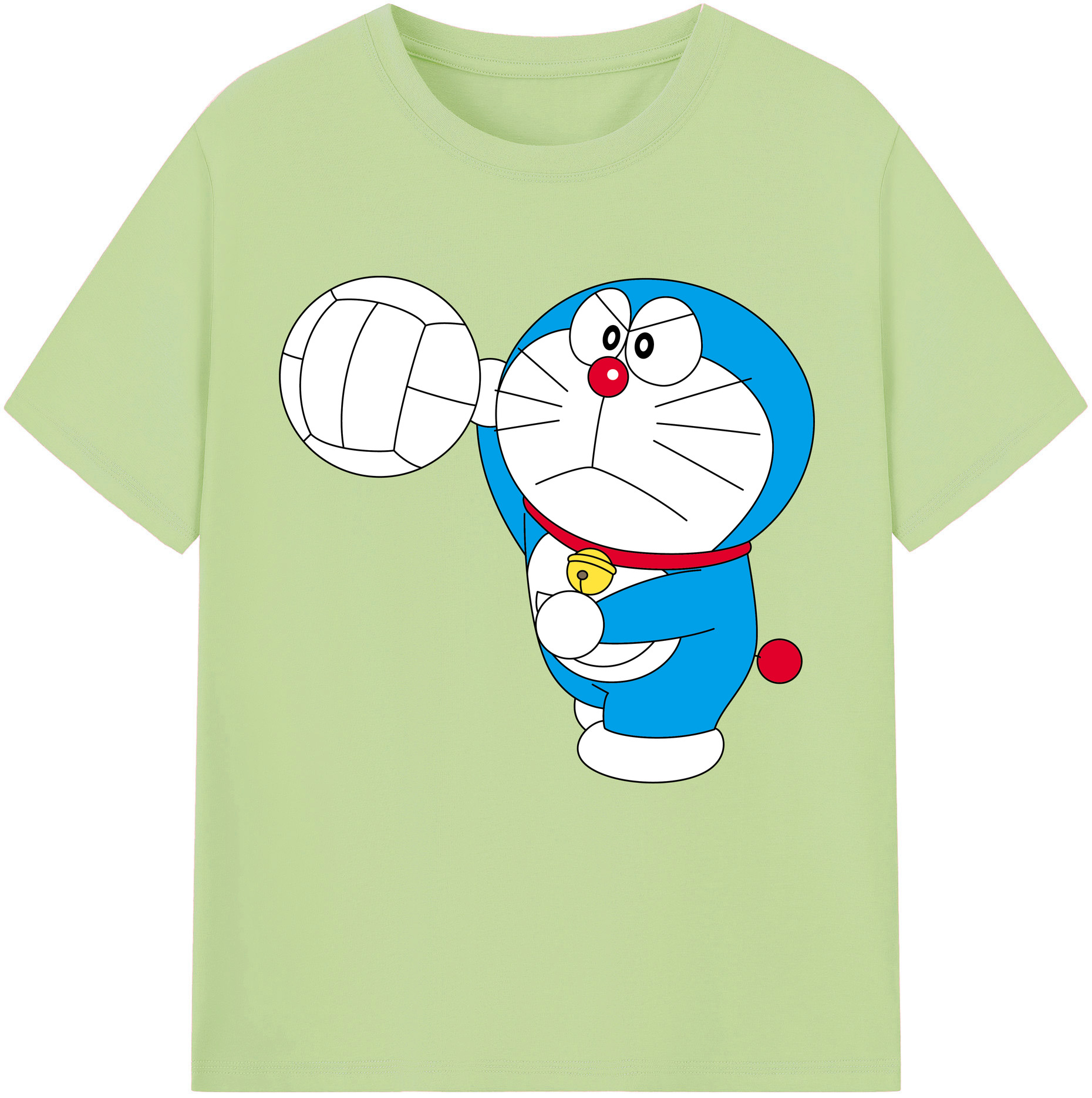 （画像用） ドラえもん Doraemon 綿100％半袖Tシャツ（フロントプリント）